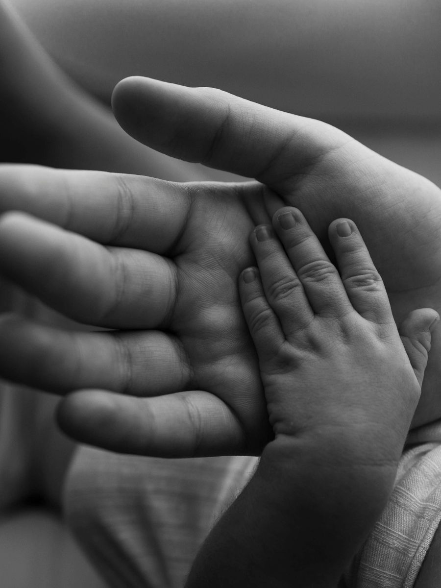 Peaceful mother moment