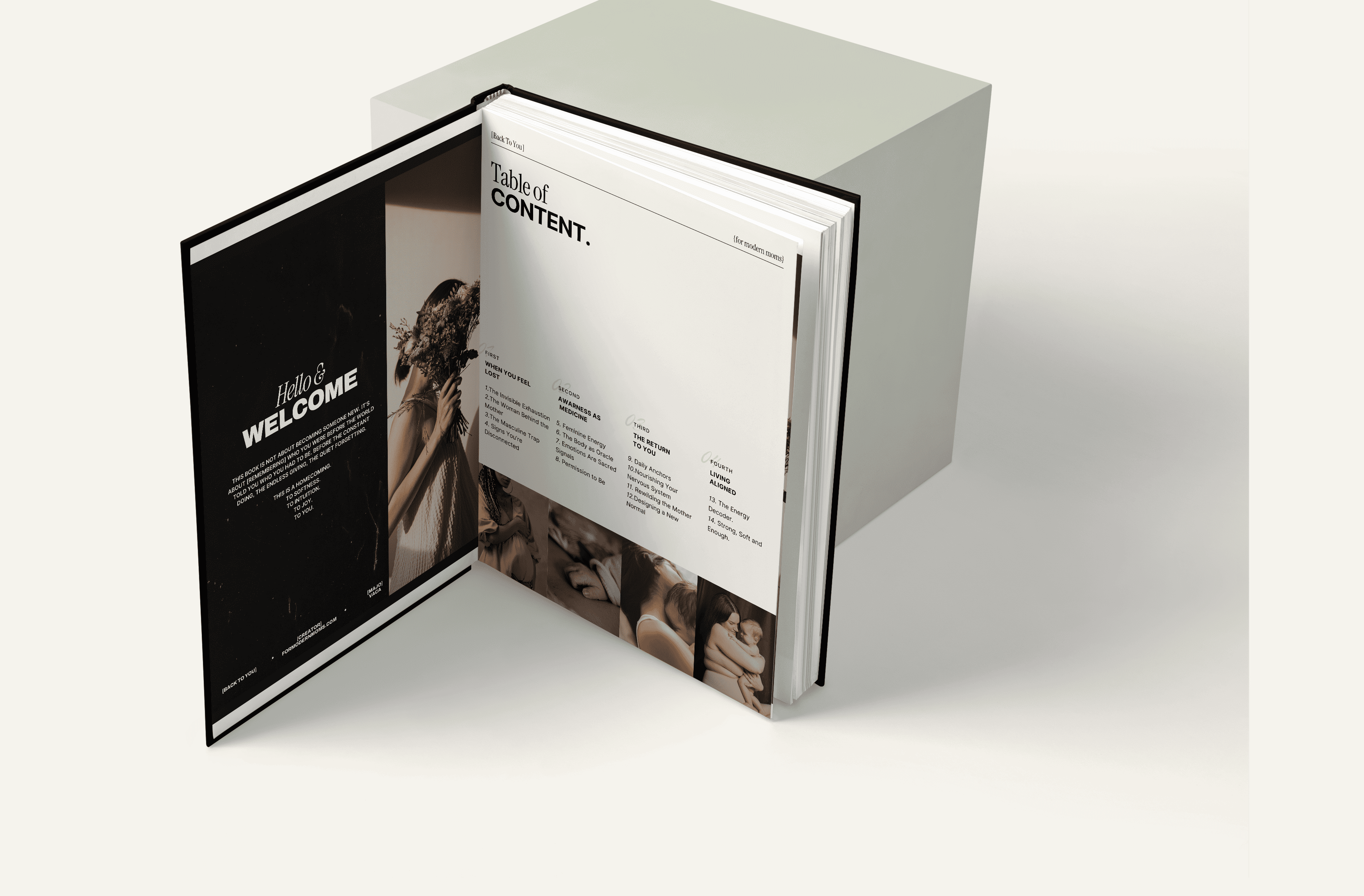 Supportive mother finding balance